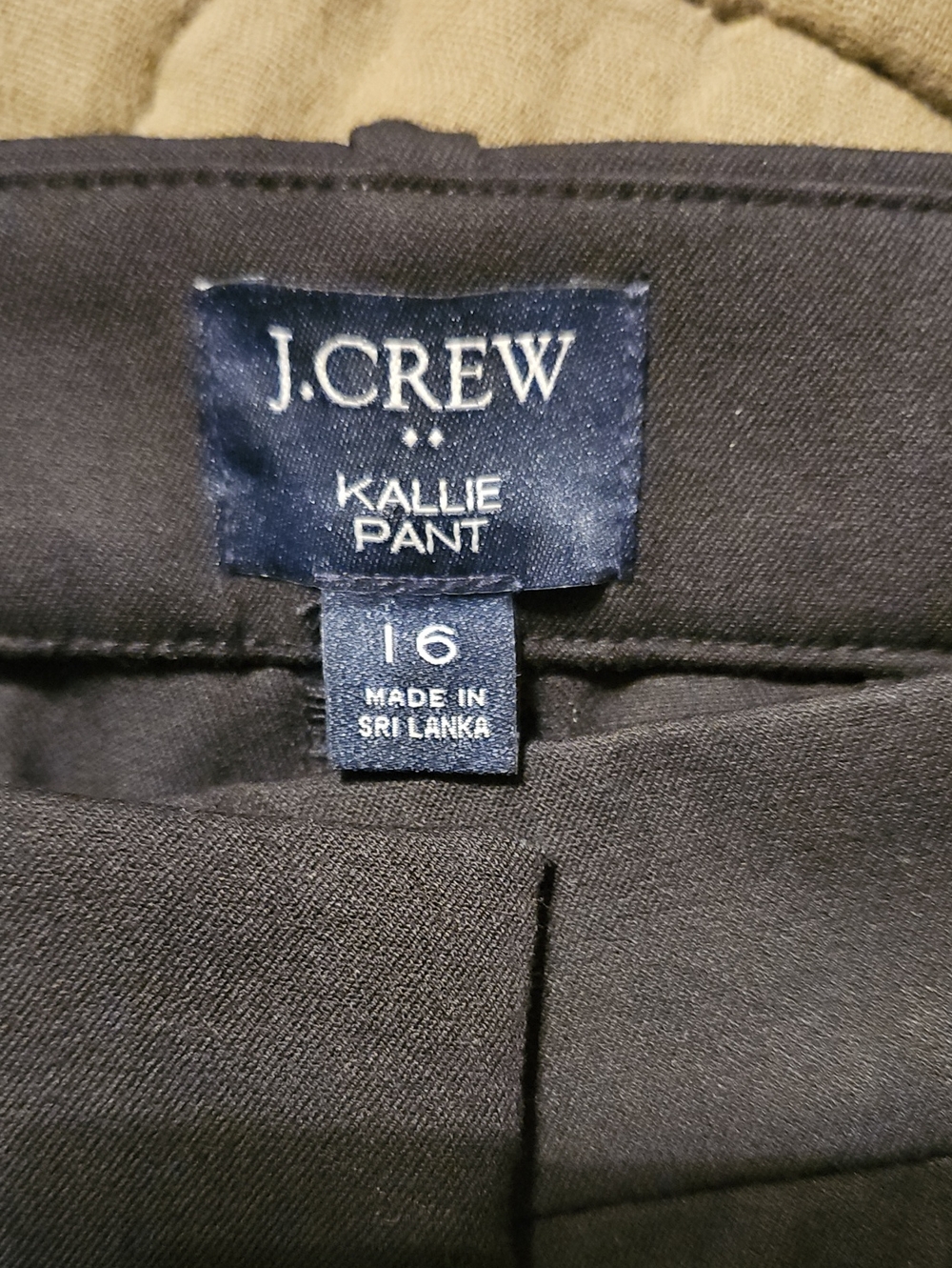 J.Crew Kallie Pant in Black